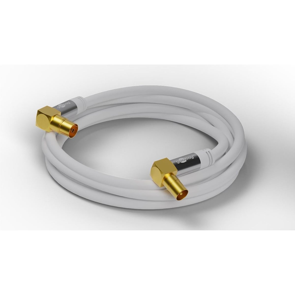 Goobay TV-antennekabel (type 135 dB), 4x skjermet17041