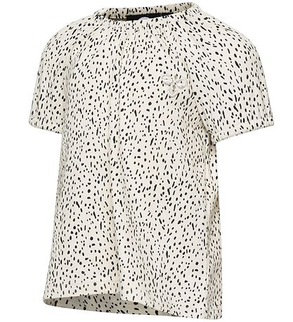 Hummel T-Shirt - HMLIrene - Elfenbein m. Muster