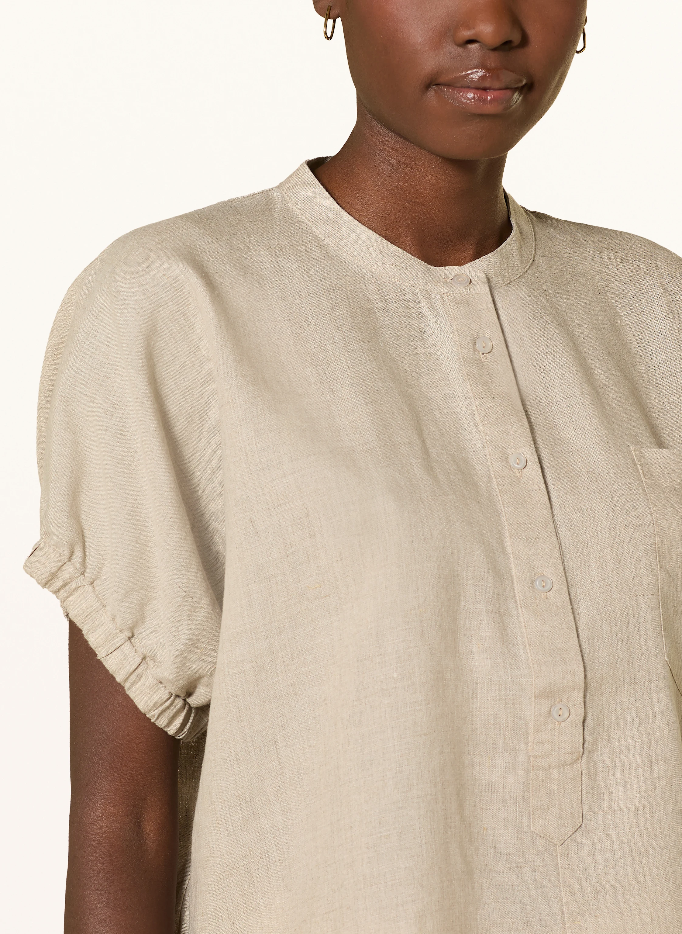 lilienfels Oversized-Bluse aus Leinen
