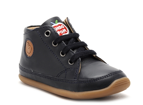 Shoo pom boots bottine bebe cupy zip lace regatta bleu