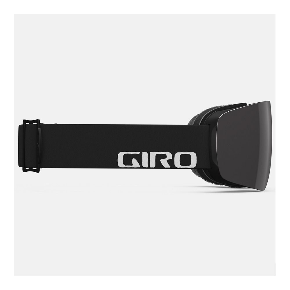 Giro CONTOUR - Masque ski + écran supplémentaire vivid infrared black wordmark/vivid smoke