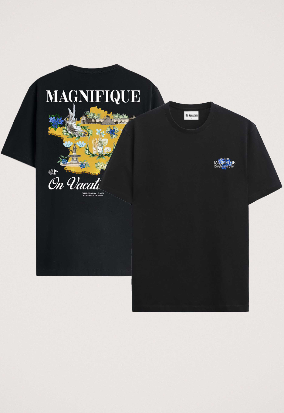 On Vacation Postcard France T-shirt