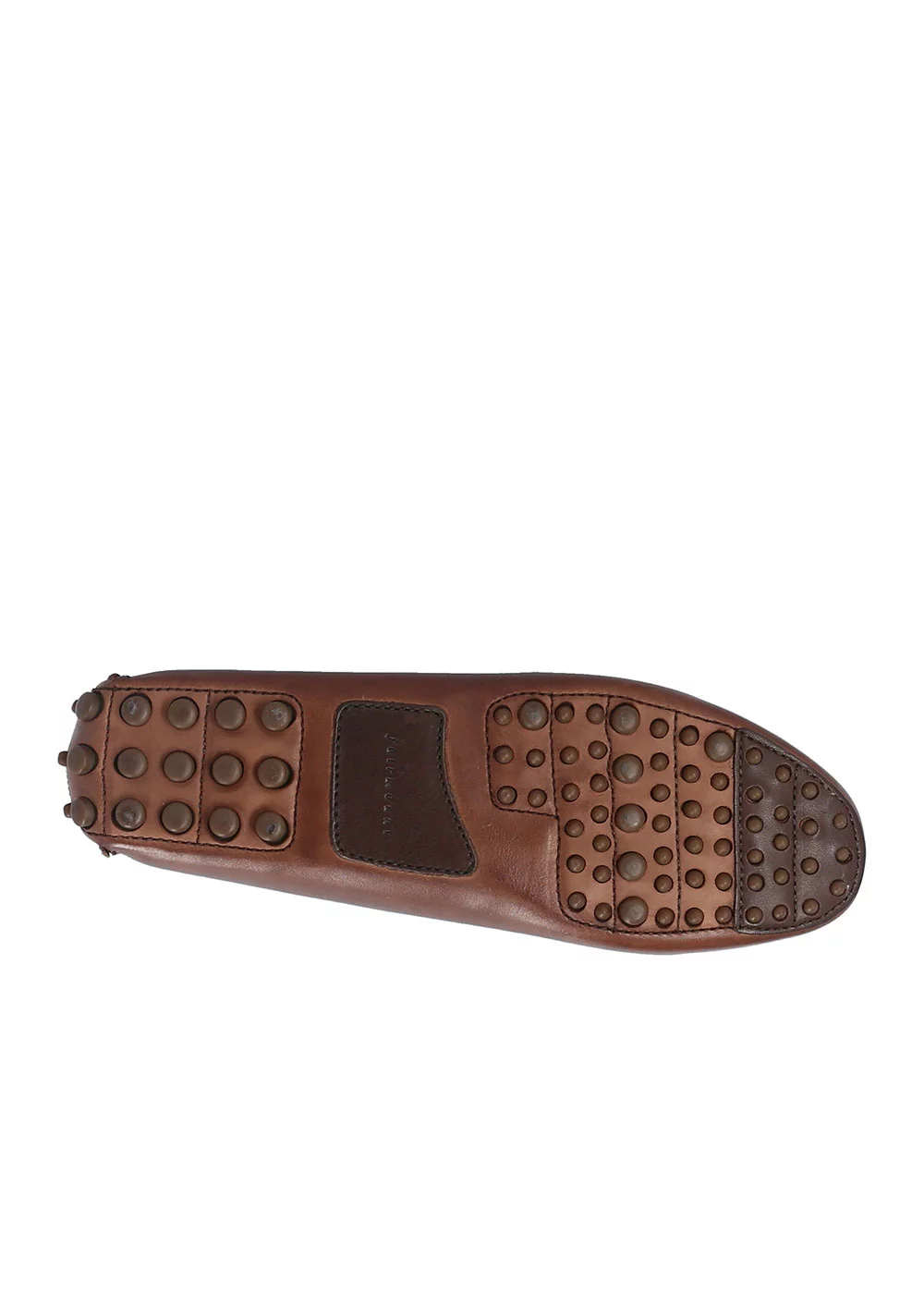 MOCASSIN ROUND DRIVER CUIR CHOCOLAT