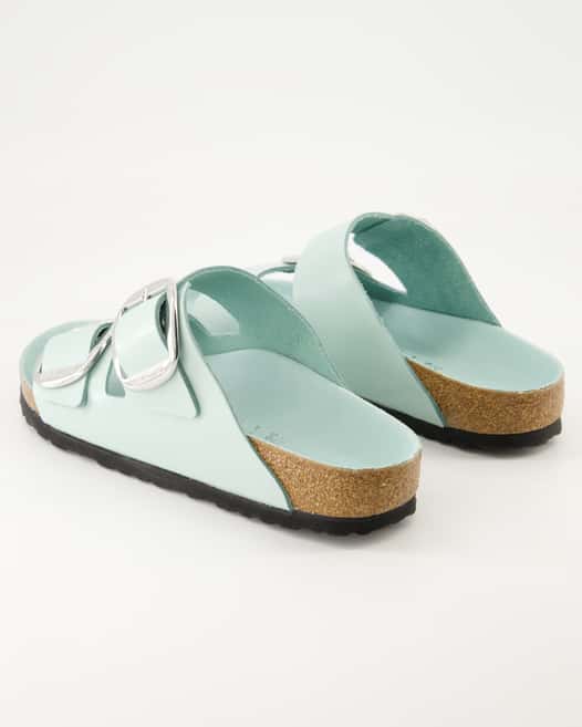 Birkenstock Arizona Big Buckle Pantoletten in Blau