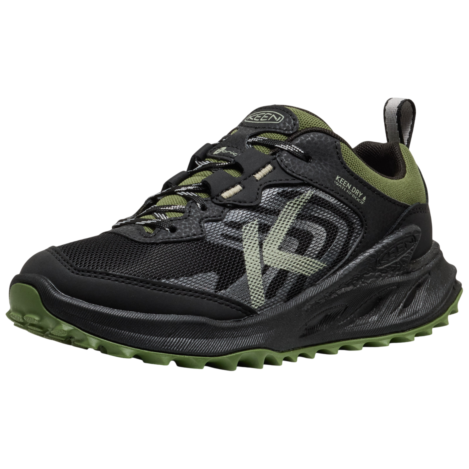 Trekkingschuhe Y Zionic WP black/bronze green