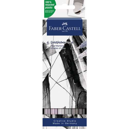 FABER-CASTELL Goldfaber Aqua Dual Marker 6er-Set