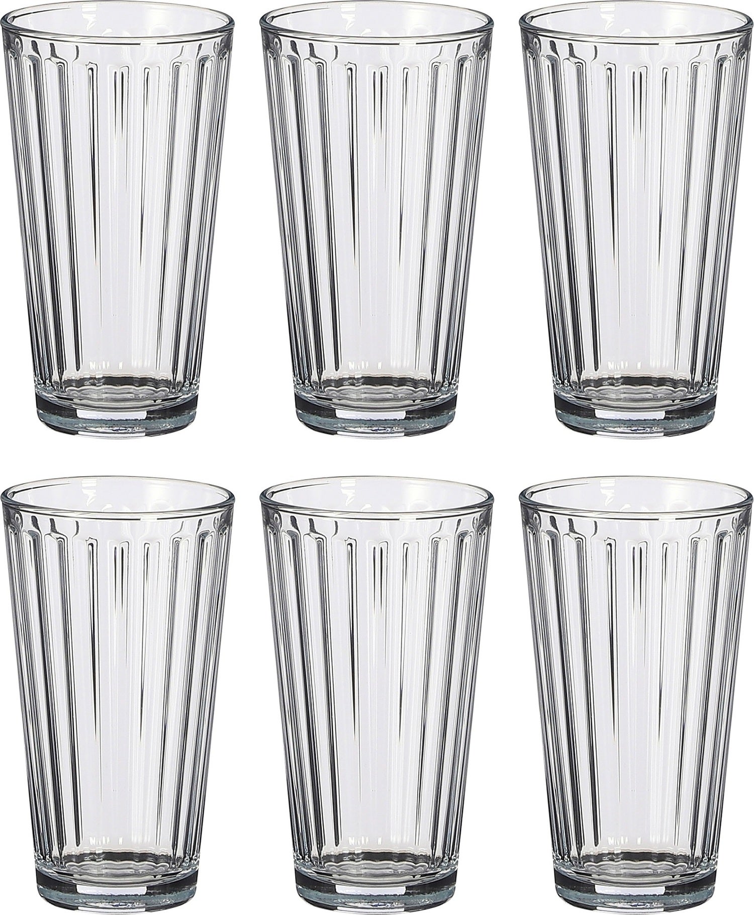 Mica Decorations drinkglas Aqua 510 ml 6 stuks