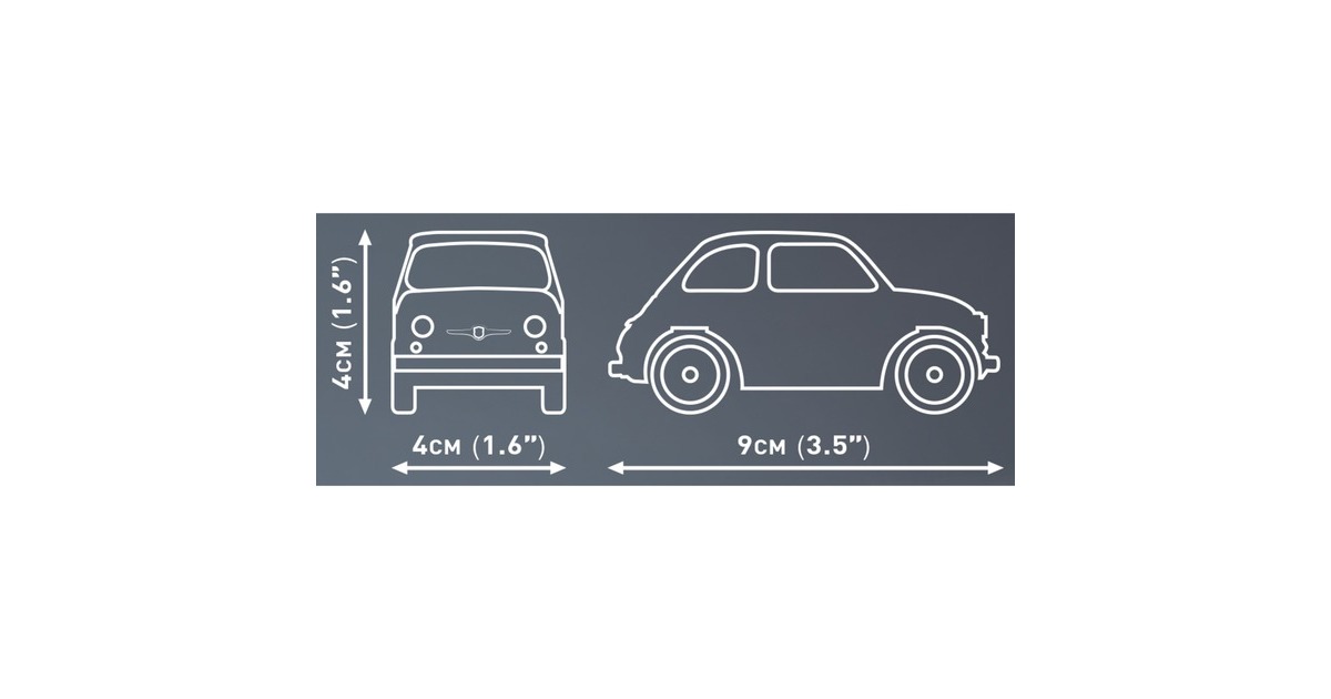 COBIFiat Abarth 595 Constructiespeelgoed  (Schaal 1:35)