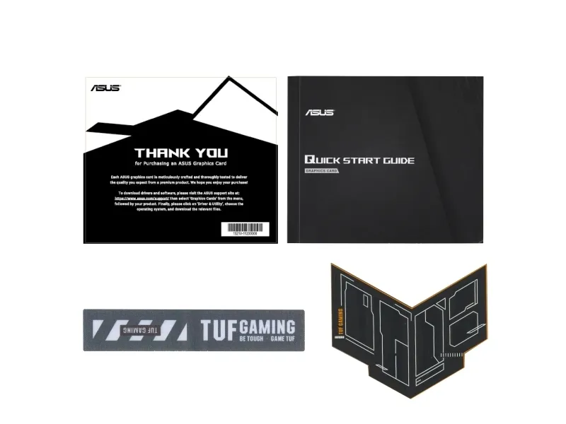 ASUS TUF Gaming Radeon RX 9060 XT OC 16GB Grafikkort - 16GB GDDR6, HDMI, 3x DP
