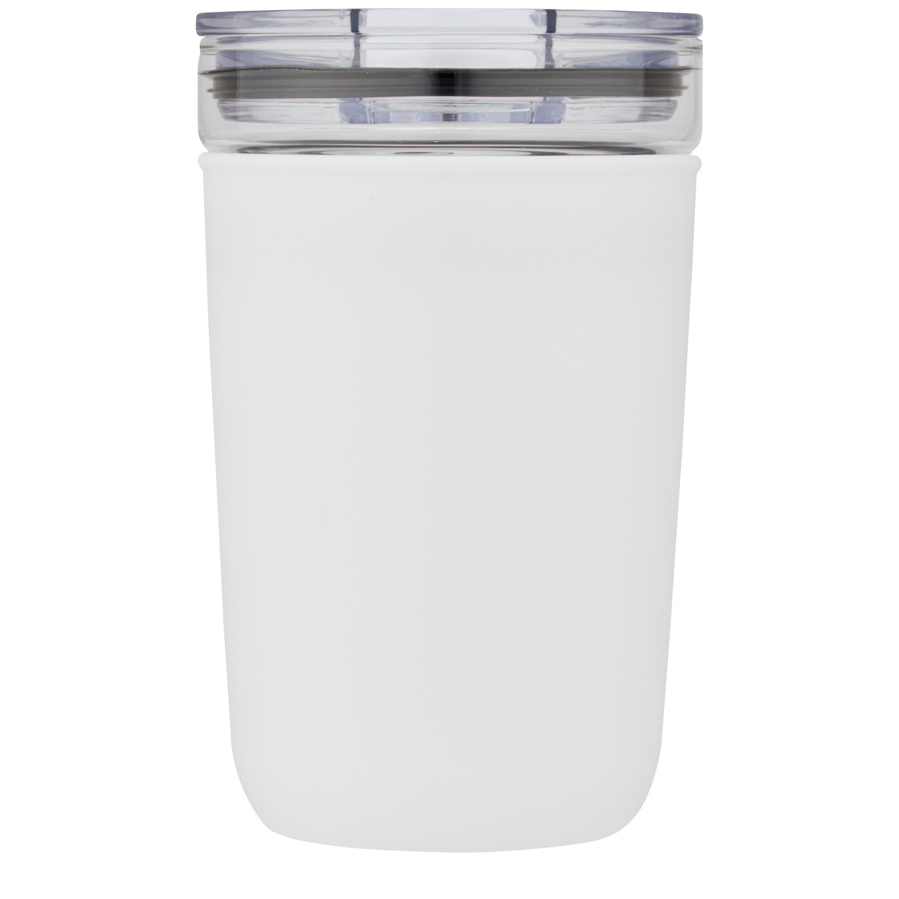 EgotierPro 100675 - Tumbler en Verre Écologique avec Protection Plastique