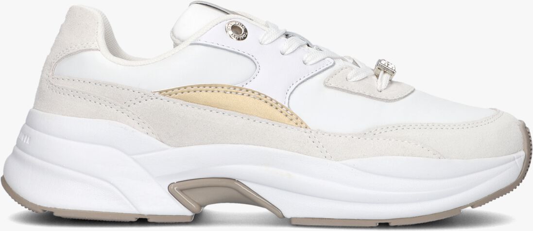 TOMMY HILFIGER witte tommy hilfiger lage sneakers chunky feminine runner hardware