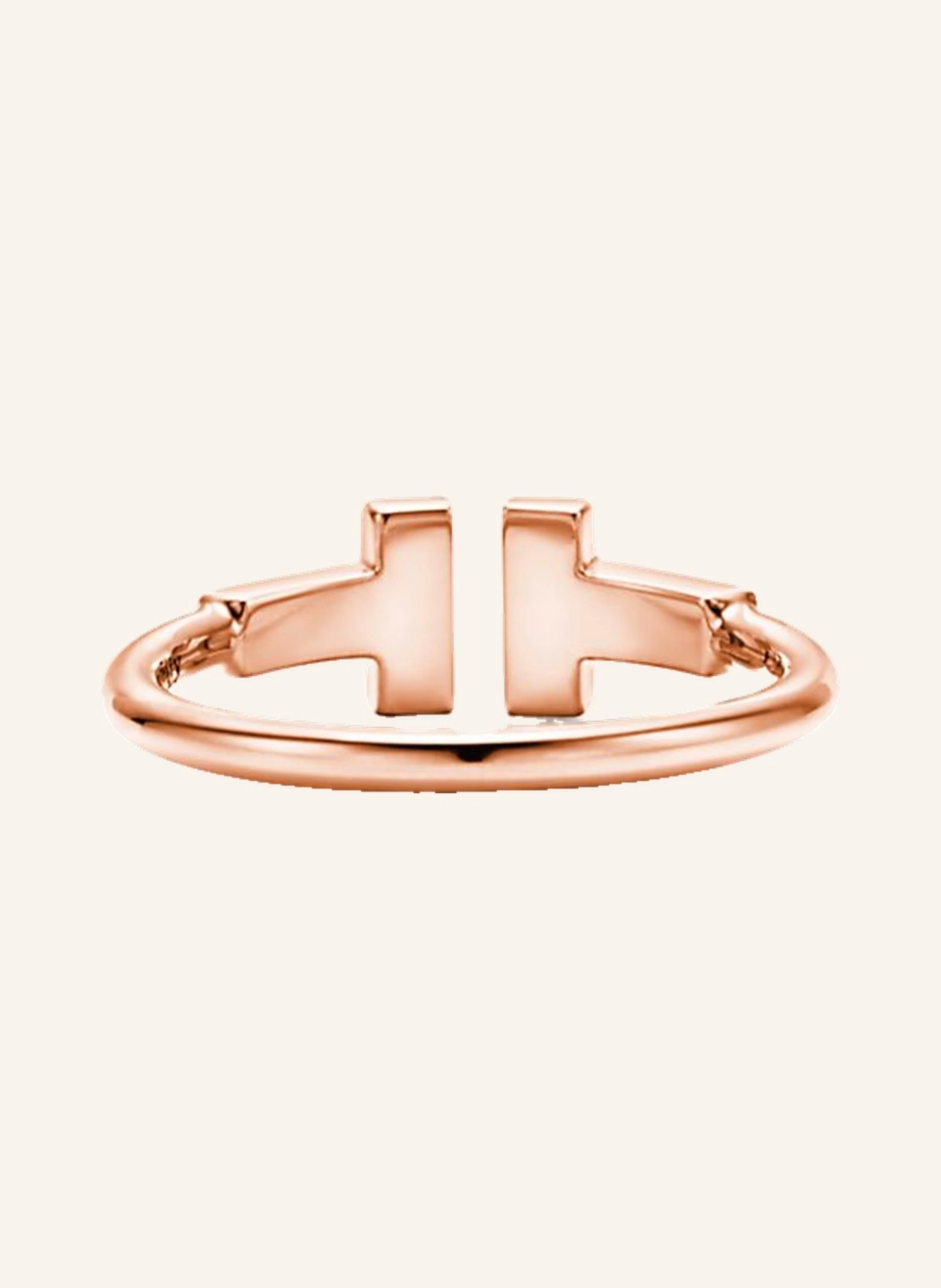 TIFFANY & Co. Tiffany T Wire RING aus 18 Karat Roségold mit Diamanten
