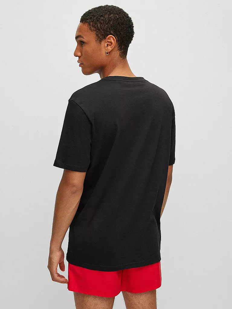 HUGO T-Shirt DULIVIO schwarz