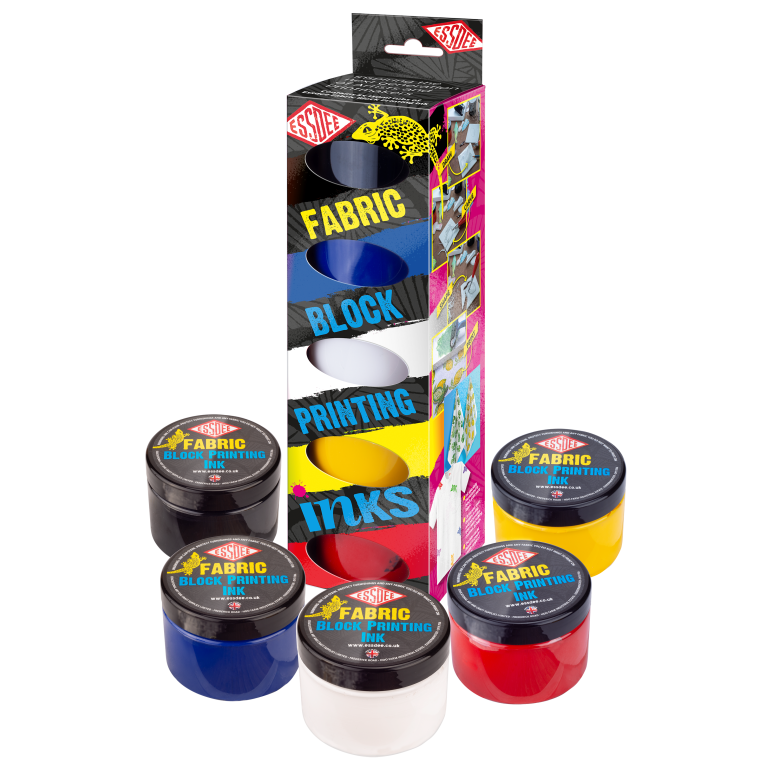Essdee Stoff Linoldruckfarbe, Set