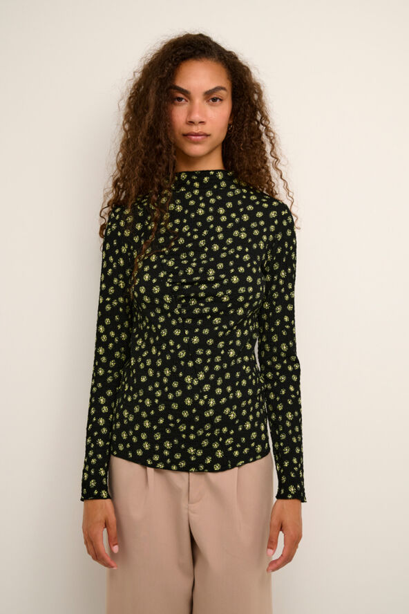 Karen by Simonsen HarperKB Blouse Petite lime flower