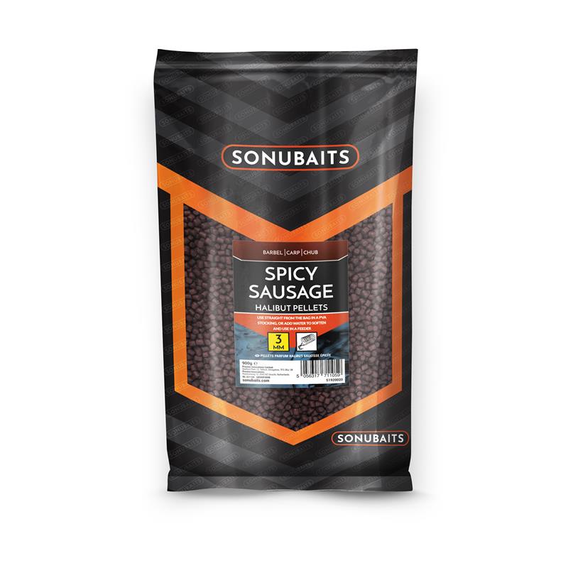 Pellet Sonubaits Spicy Sausage Halibut Pellets
