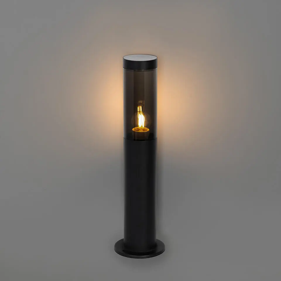 Qazqa staande buitenlampen rox zwart e27