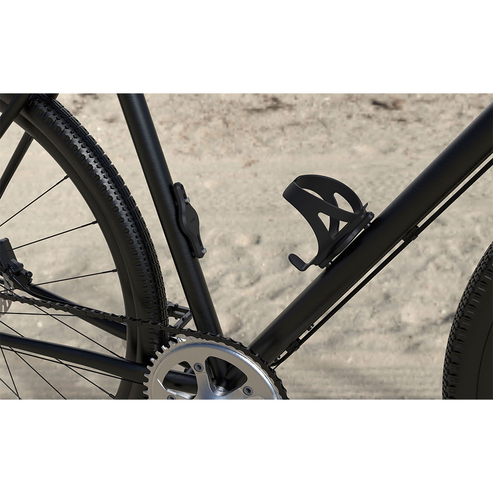 Bike Tag Bottle Mount Fahrrad Halterung Velo Stangen Halter für Apple AirTag (LT-AT-BB-BK) - Schwarz