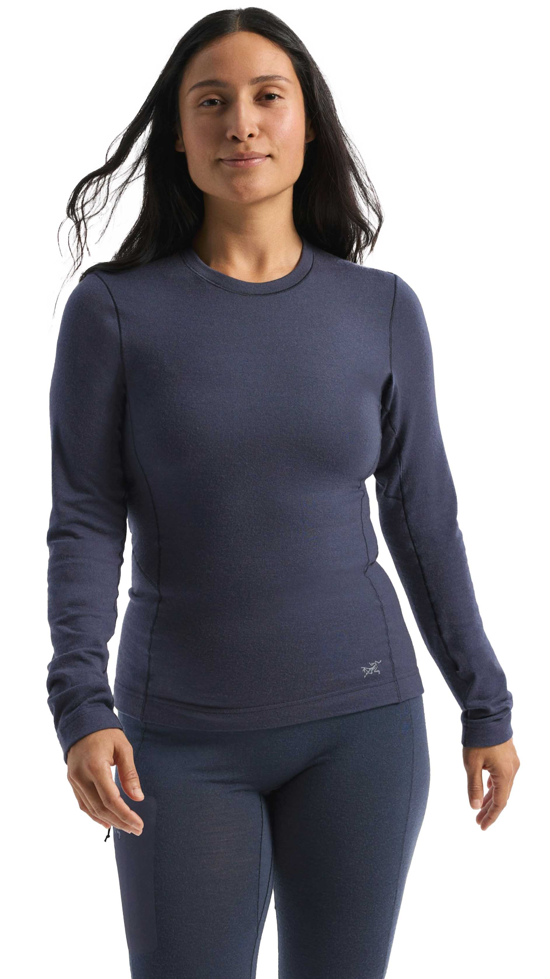 Satoro Merino Wool Crew Dame Black Sapphire