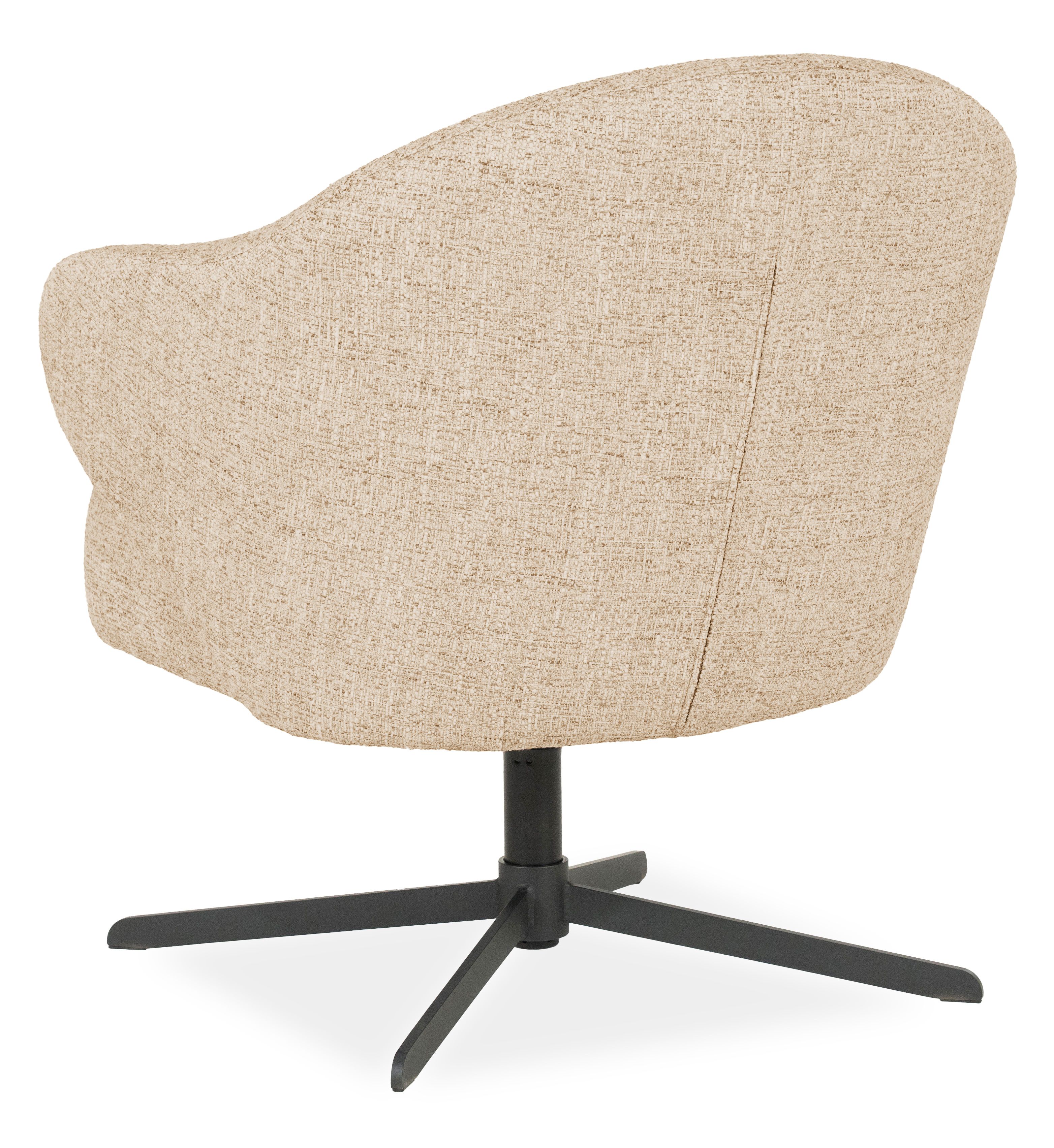 Draaifauteuil 96349 taupe Connor B74.5 x D77 x H78.5 cm