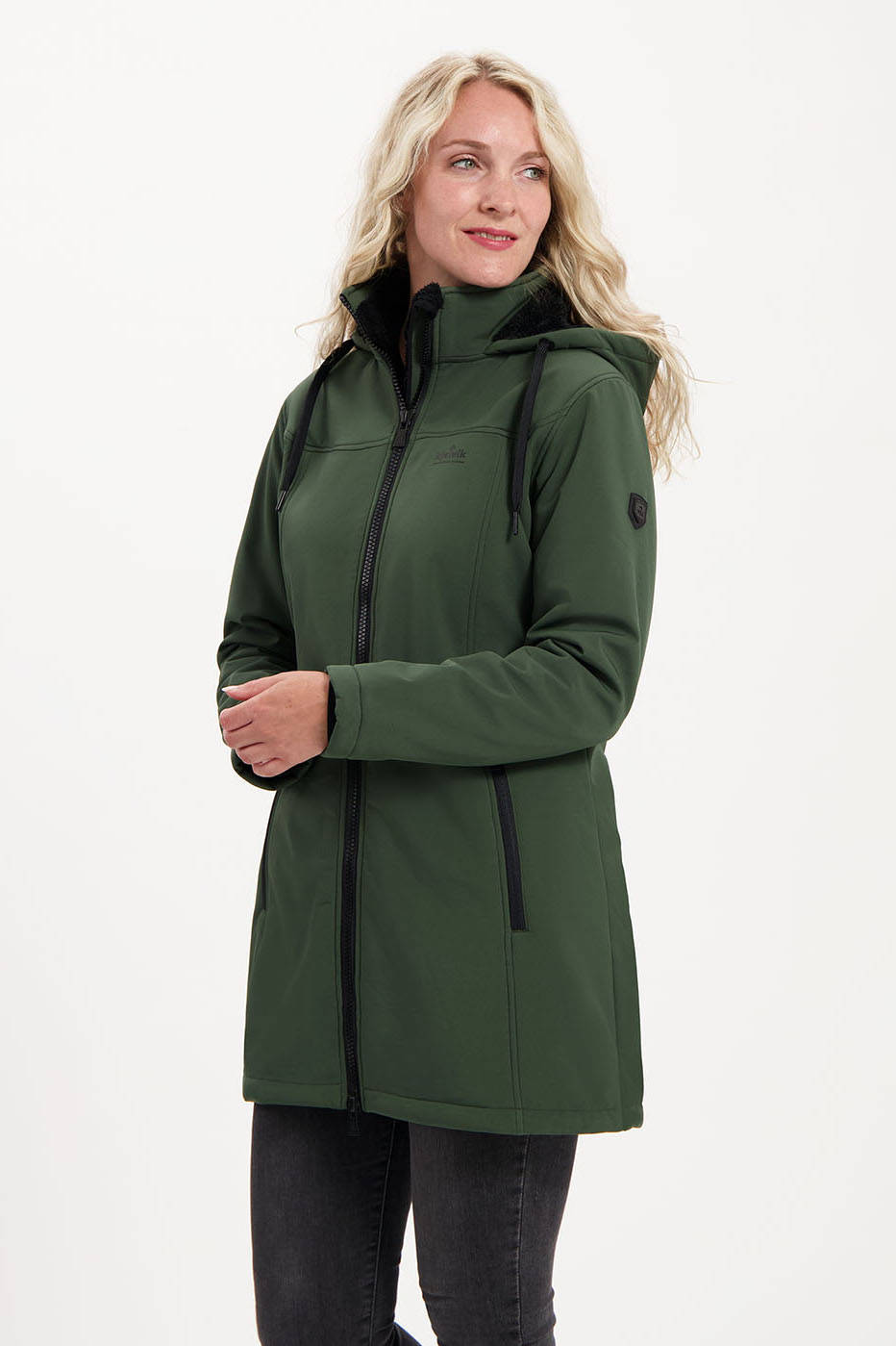 Kjelvik outdoor jas Hedwig groen