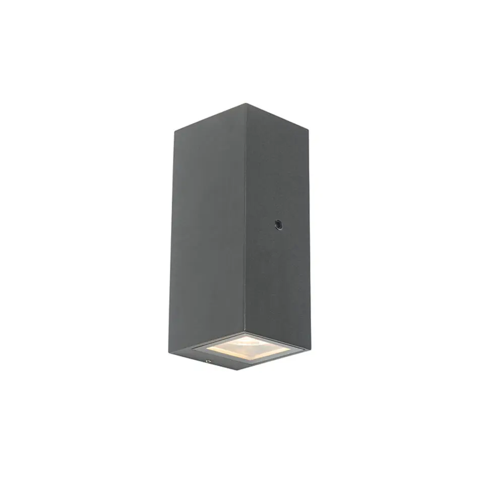 Qazqa buitenlampen met sensor baleno grijs gu10