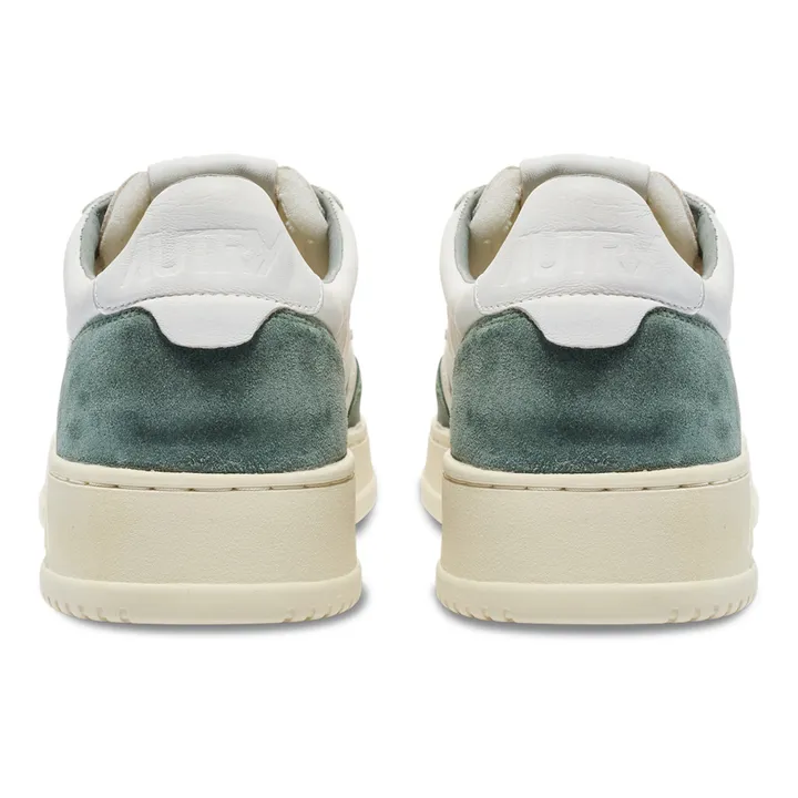 Autry Baskets Medalist Low Cuir de Chèvre/Suede | Vert