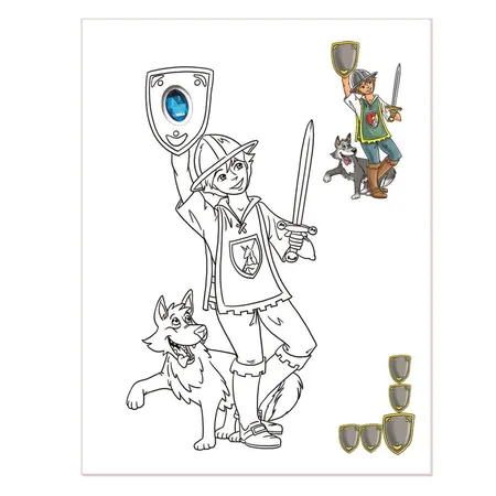 Trötsch Malblock Ritter
