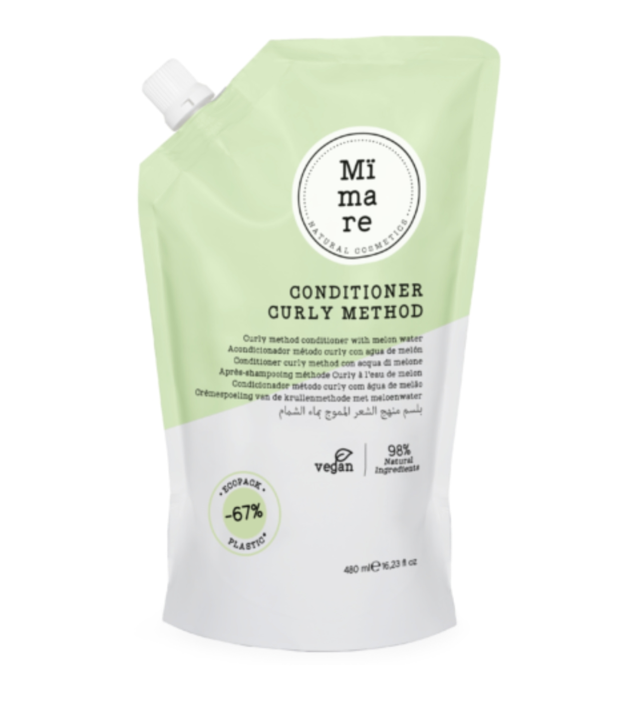 Mimare - Condicionador Curly Method com Água de Melão - 480ml