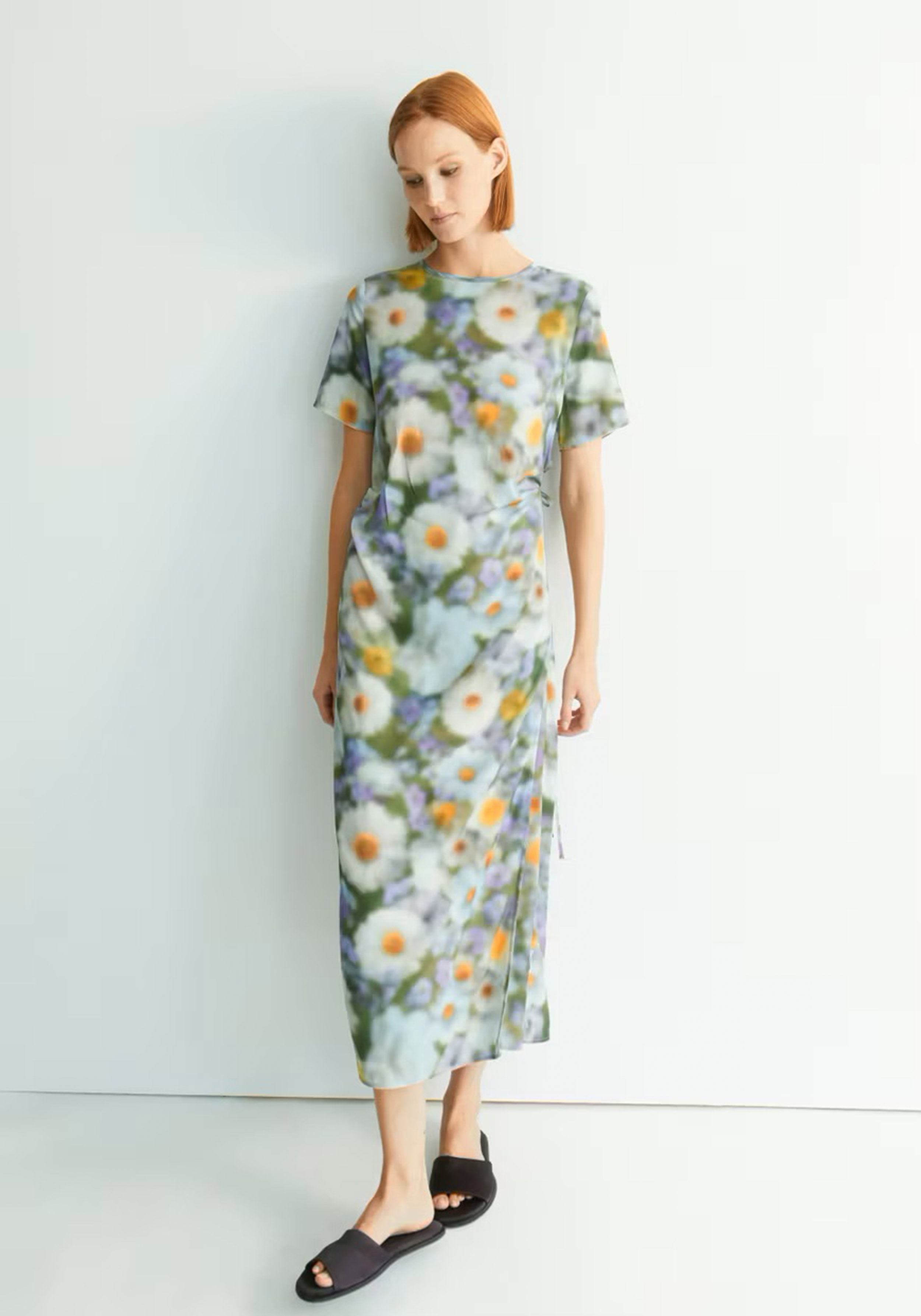 Armedangels Jerseykleid Sedisaa Green Garden Seagreen