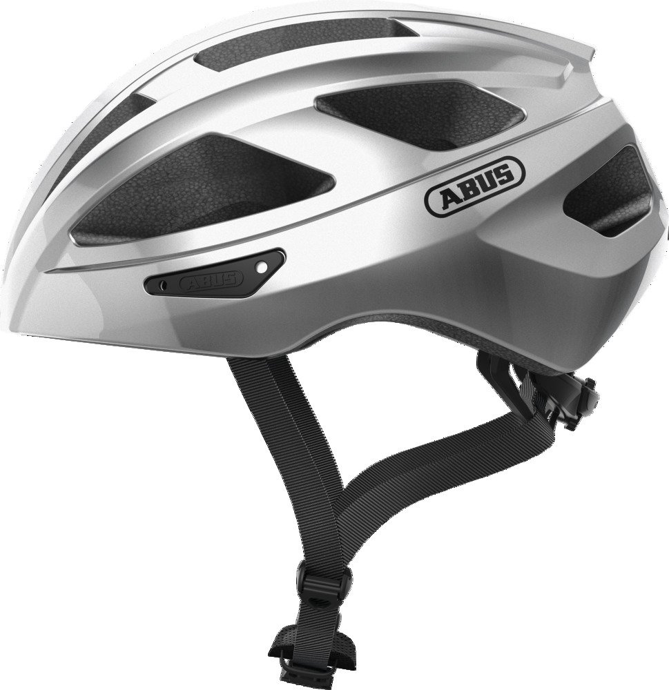 Abus Macator cykelhjelm Gleam Silver