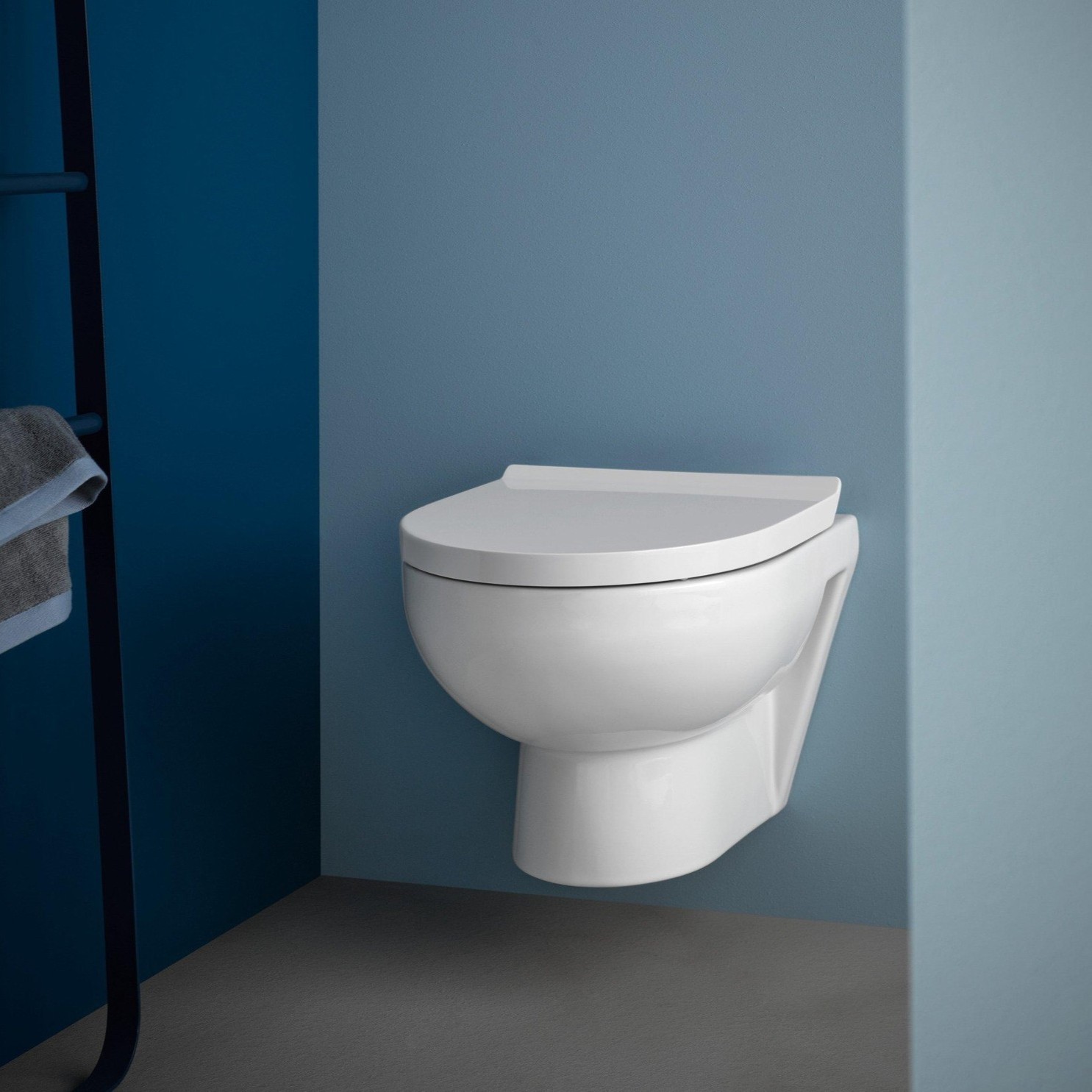 Duravit No. 1 compact toilet met softclose zitting en quick release wit glans