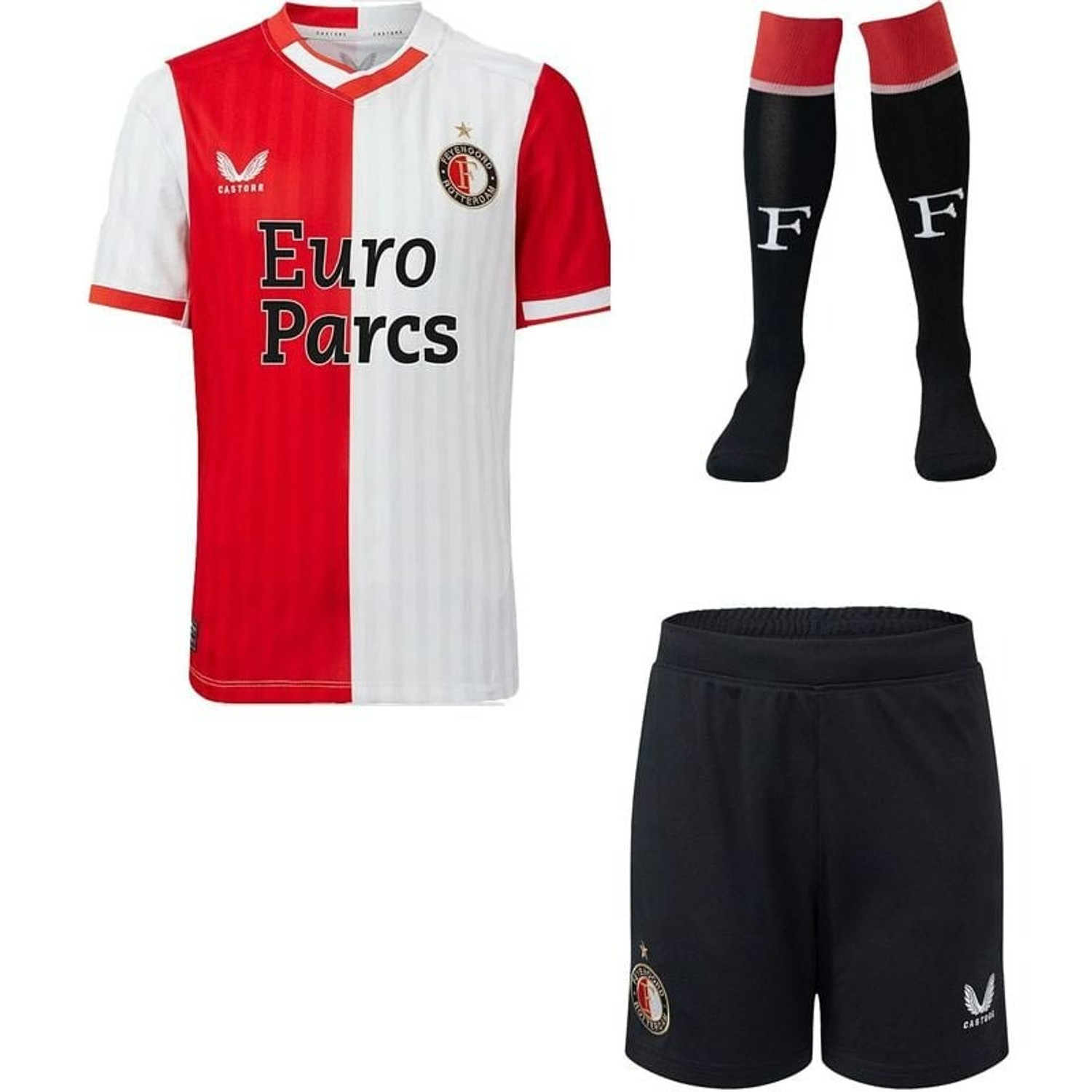 Castore Feyenoord Thuis Tenue Kids 2023/2024