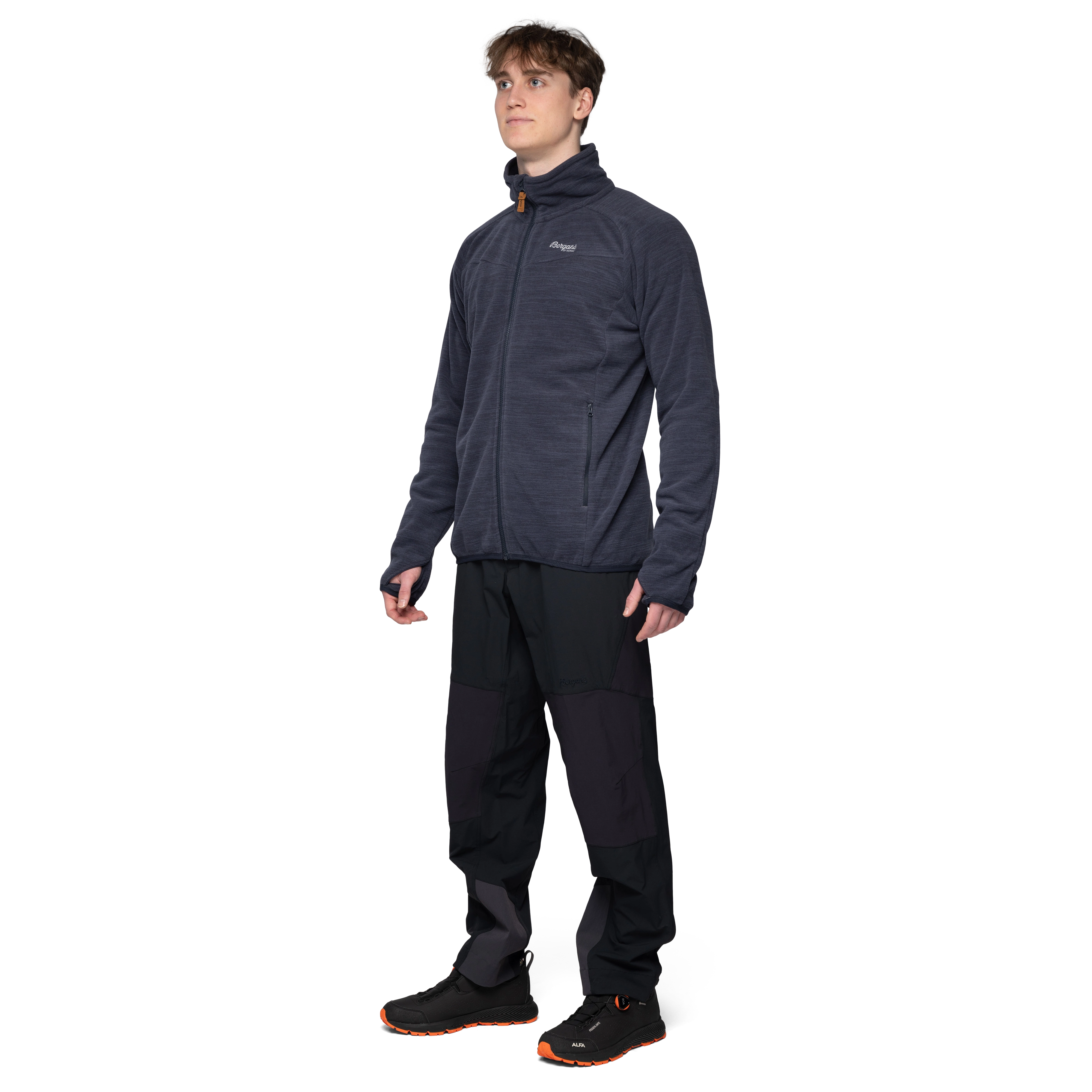 Hareid Fleece Jacket NoHood Dark Navy