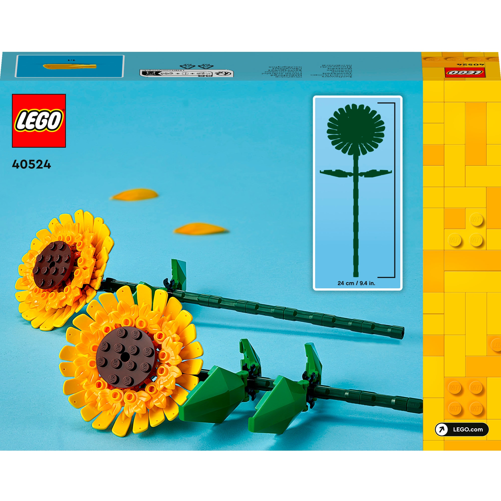 LEGO Konstruktionsspielzeug Botanicals Sonnenblumen
