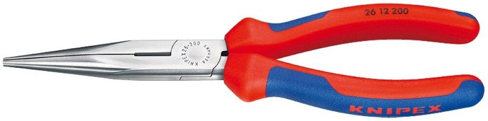 SPISSTANG KNIPEX MED SKJÆR RØD/BLÅ 200MM
