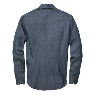 Herren-Jeanshemd, Blau