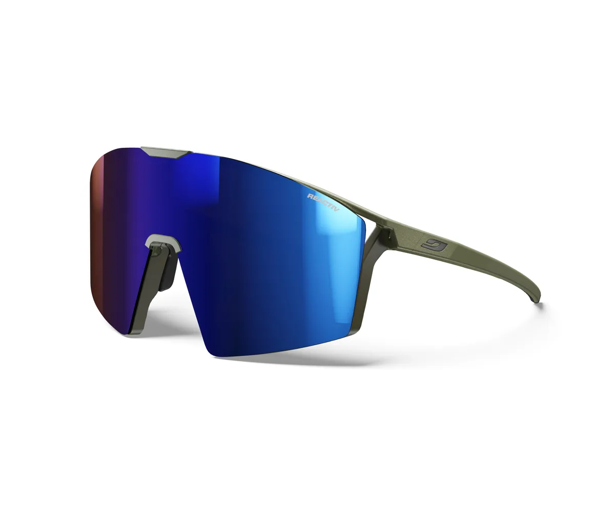 Julbo Edge Cover Army Green/black Reactiv 2-4 Blue Flash
