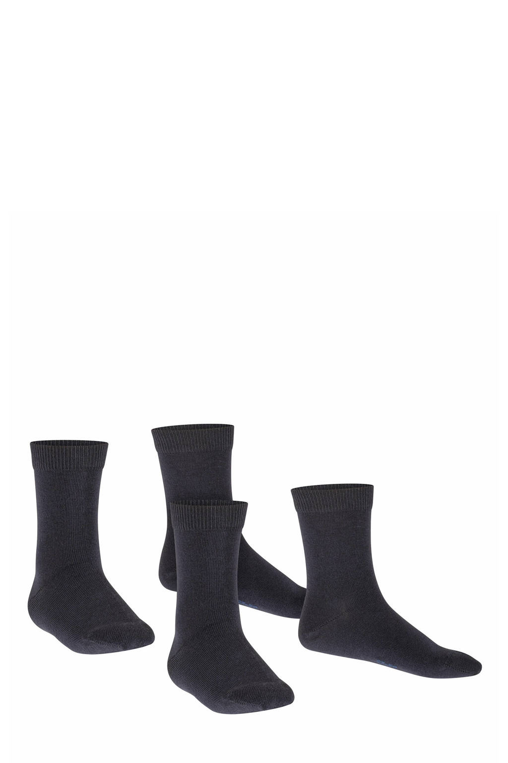 FALKE Happy sokken - set van 2 zwart