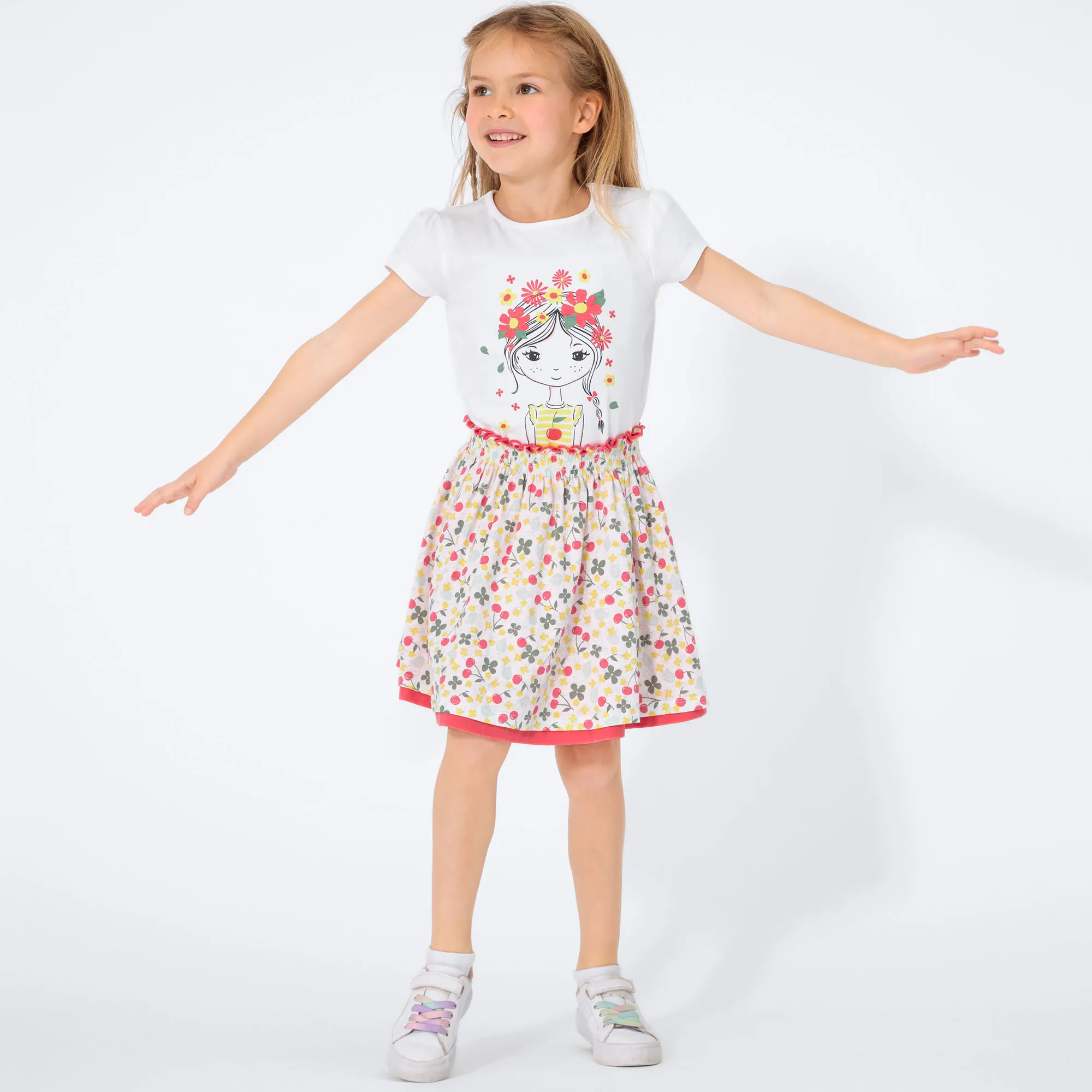 Mädchen-Rock mit Wende-Design