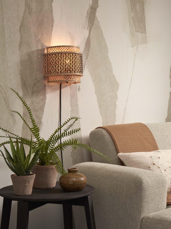 Good&Mojo Bhutan wandlamp halfrond small