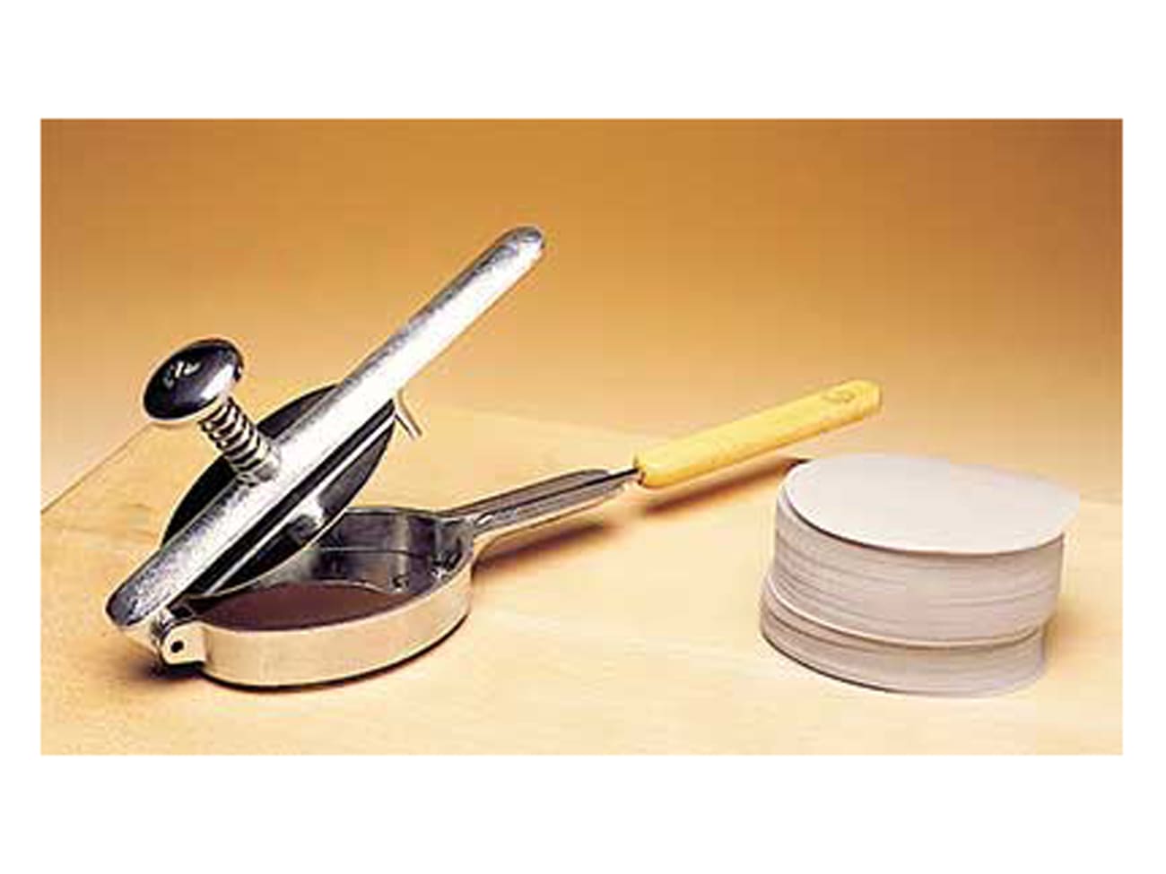 Papier ovale pour moule à steak haché - Lot de 1000 - Matfer