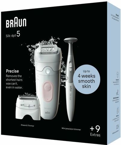 Braun Silk-épil 5 - Ontharingsapparaat - Wit/Roze - MicroGrip Technologie