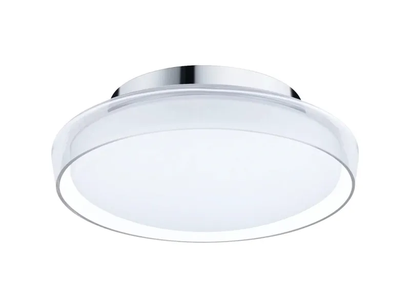 Lampa sufitowa Paulmann Loftslampe LUENA LED 11,5W 600lm okragła 250mm 3000K IP44 230V szkło krom / metal