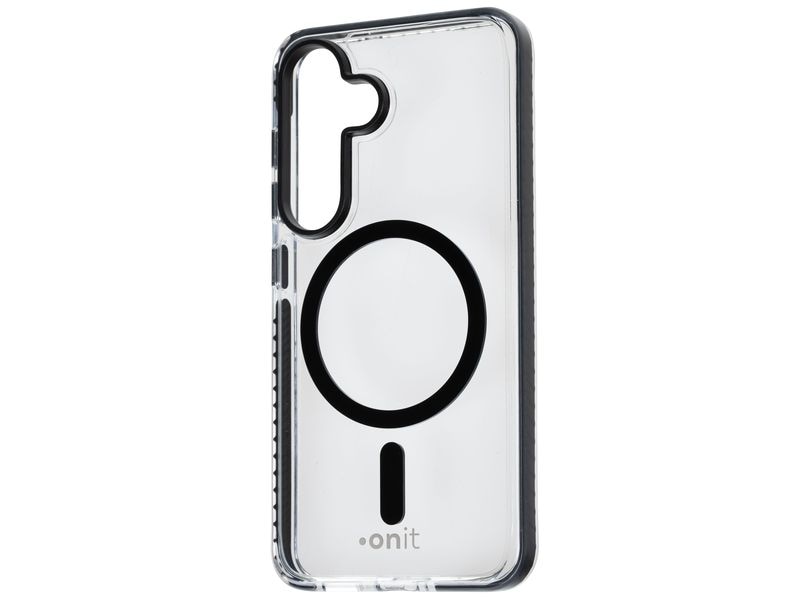 onit Back Cover Armorix Galaxy S25 Schwarz transparent MagSafe-kompatible Schutzhülle, fallgeprüft nach MIL-STD-810H