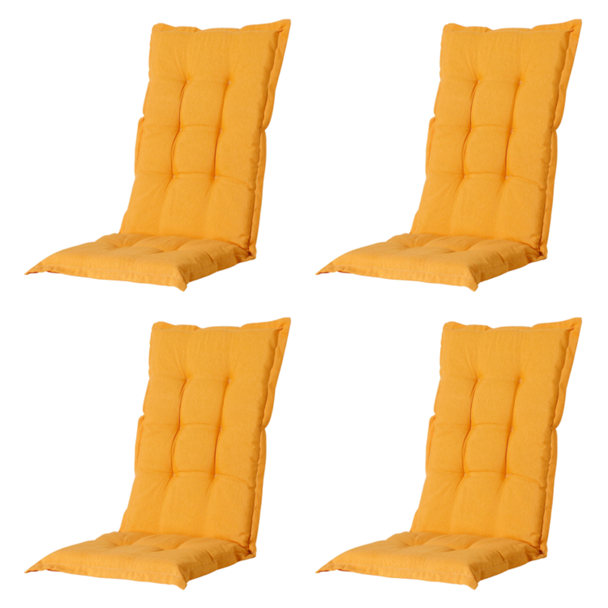 Madison Panama golden glow Tuinstoelkussen - Set van 4