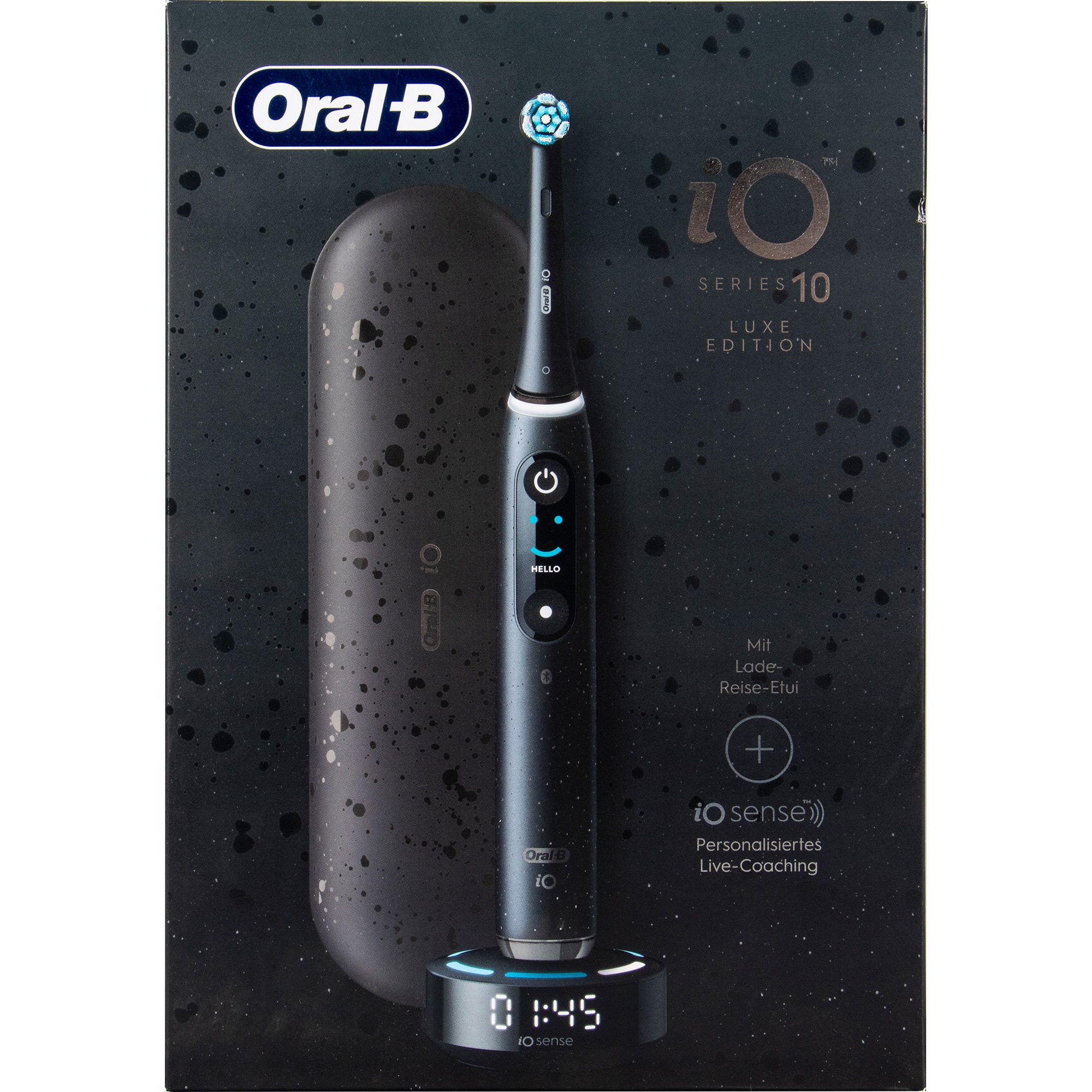Braun Elektrische Zahnbürste Oral-B iO Series 10 Black Onyx Luxe Edition