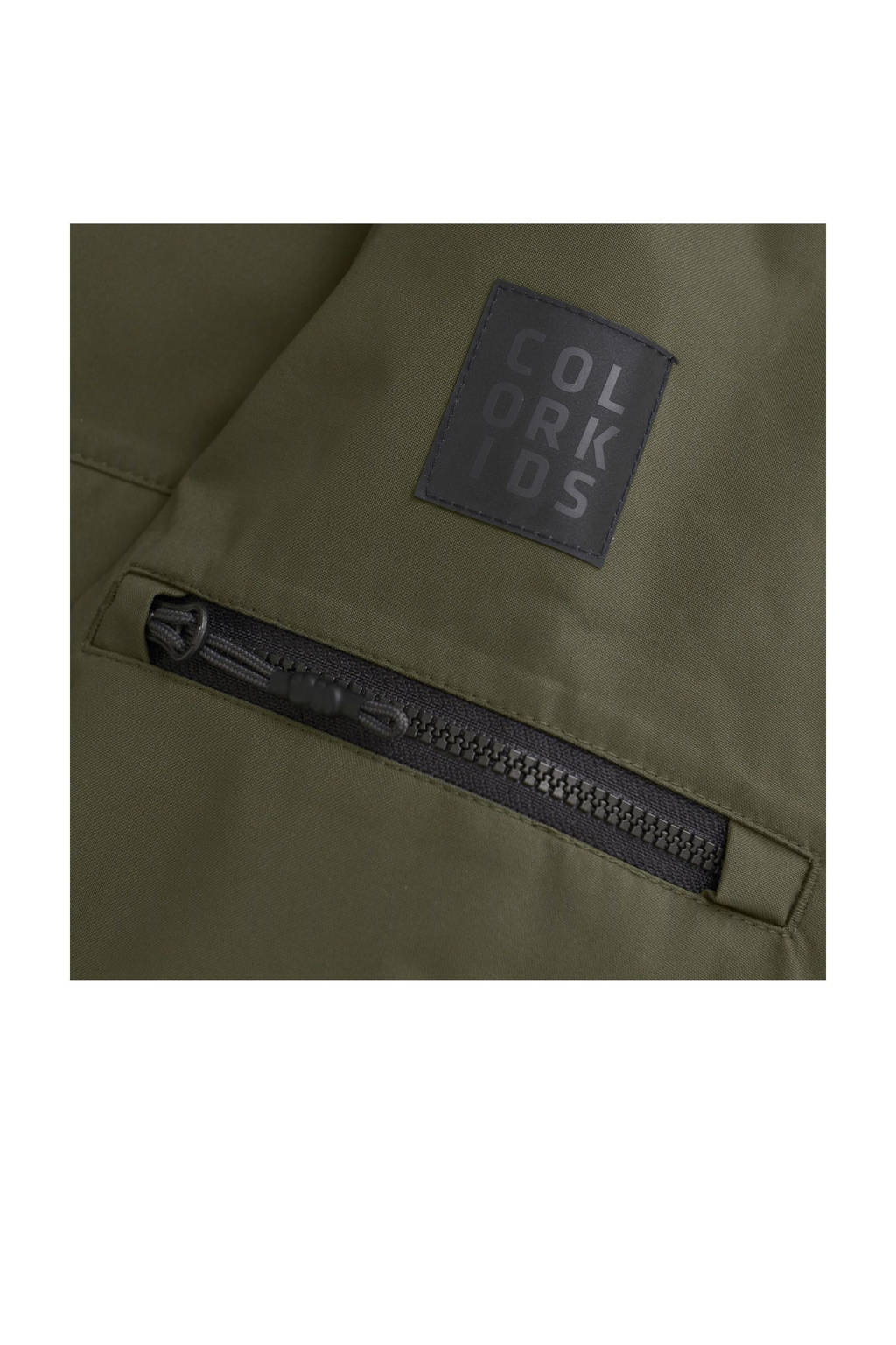 Color Kids ski anorak donkergroen