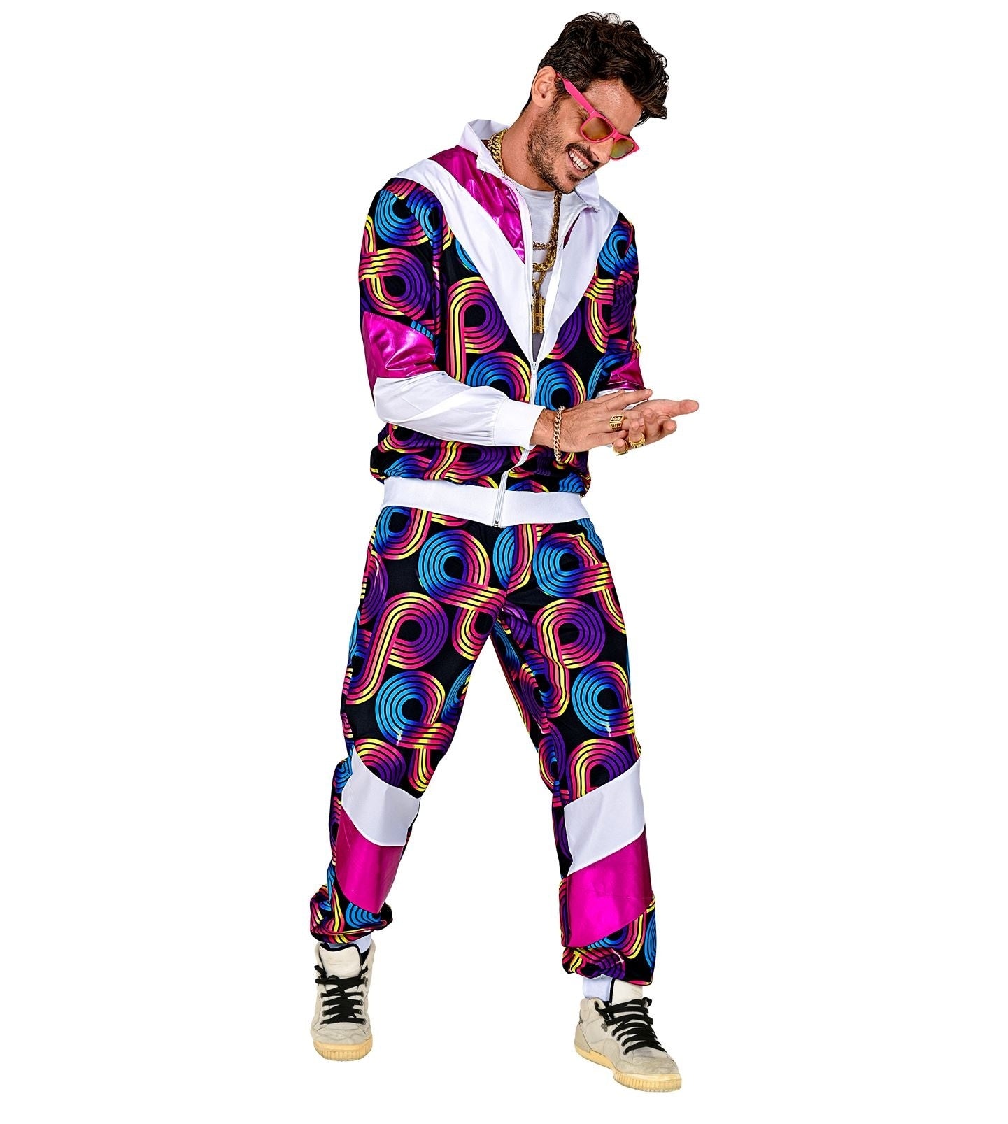 Neon 80S Trainingspak Fout Disco