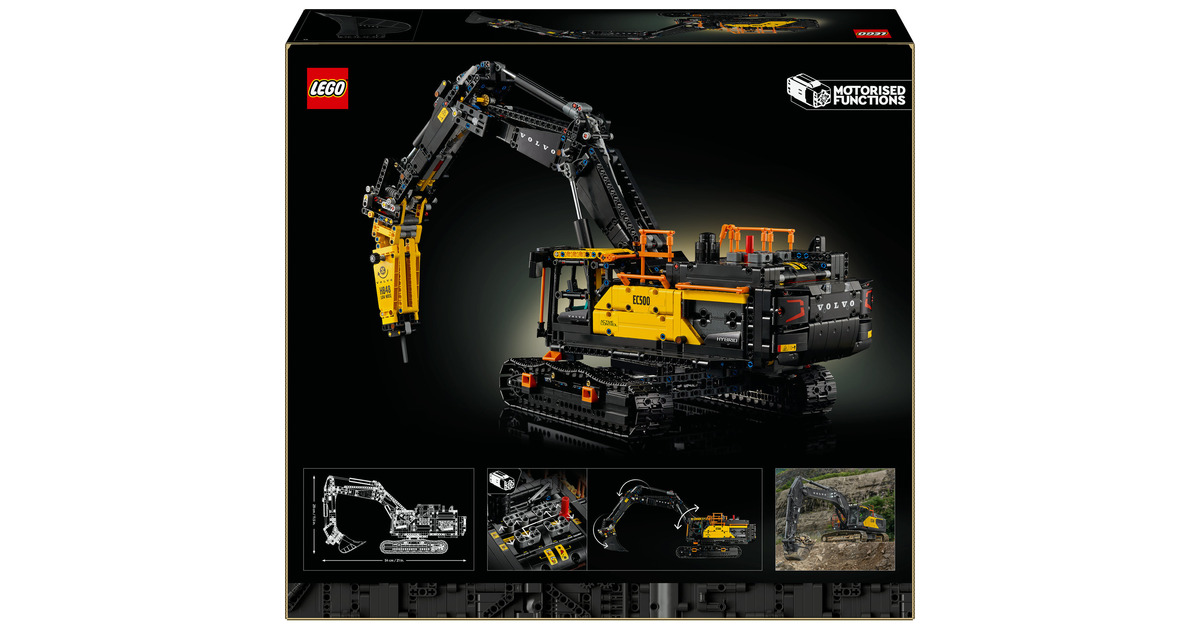 LEGOTechnic - Volvo EC500 Hybrid graafmachine Constructiespeelgoed  (42215)